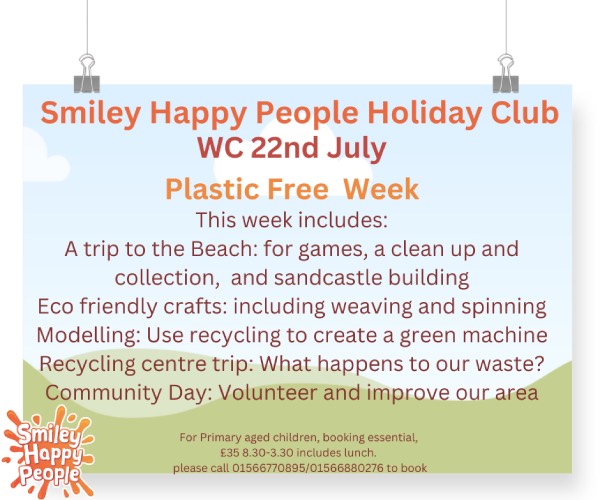 example of holiday club activities